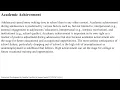 Ch 14 Academic Achievement High School Dropouts and Gap Years