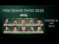 Download Lagu FIDE GRAND SWISS 2025 | ROUND 11 - SEP 15 |  Anish Giri, Keymer, Firouzja, Erigaisi, M. Bluebaum...