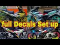 SNIPER 150 FULL DECALS SET UP JayCeMotoVlog