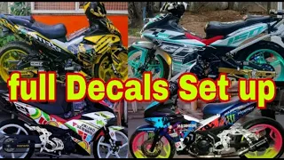 SNIPER 150 FULL DECALS SET UP JayCeMotoVlog