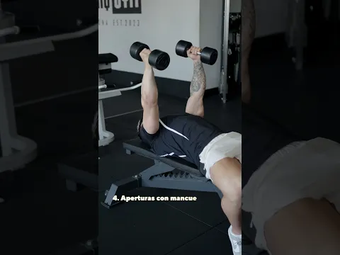 Mejor rutina para un pectoral fuerte y grande