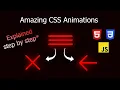 Animated Hamburger Buttons with HTML CSS and JavaScript CSS Animations