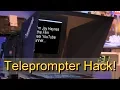 A Quick Tip from Sensei A Super Simple Teleprompter Hack