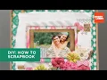 DIY How To Scrapbook Hobby Lobby