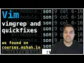 Refactor code in vim quickly with vimgrep and quickfixes