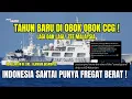Lagu TAHUN BARU MALAYSIA DI OBOk OBOK CCG! INDONESIA TENANG, PUNYA FREGAT SEGEDE GABAN!