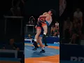 Salim KAZMAKHOV opens his U20 Worlds with a technical superiority win over Giorgi TCHIKAIDZE