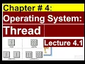 OS Lecture 4 1 Threads