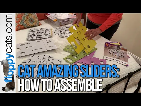 Cat Amazing SLIDERS Interactive Treat Puzzle Cat Toy 