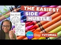 How To Sell Coloring Pages On Etsy Make Coloring Pages in Canva Digital Product Ideas