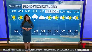 The weather in NYC for October 27th with Andrea Romero