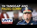 Download Lagu ‘Sorry’ ni alyas Totoy, ‘di tinanggap ni Ret. Lt. Gen. Estomo; kaso, itutuloy