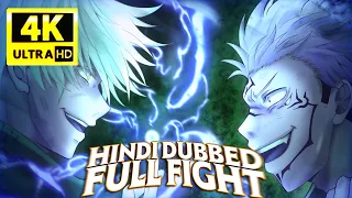 gojo vs sukuna full fight in hindi gojo vs sukuna last fight jujutsu kaisen in hindi dubbed 4k 