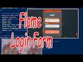 Flame Login Form Using HTML CSS JavaScript Animated Login Page Design