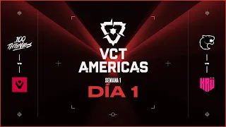 #VCTAmericas | 100T vs SEN // FUR vs KRÜ | Semana 1 Día 1 | Esports | VALORANT