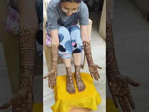 bridal mehendi #henna #mehndidesign #bridalmehndi #shortvideo #viralvideo