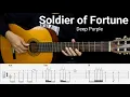 Lagu Soldier of Fortune - Deep Purple - Fingerstyle Guitar Tutorial TAB + Chords + Lyrics