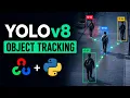 YOLOv8 Object Tracking with Unique IDs Python OpenCV Full Tutorial