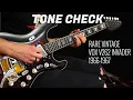 TONE CHECK Vintage 66- 67 Vox Invader Electric Guitar Demo No Talking