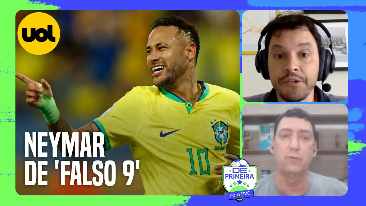 NEYMAR DEVERIA SER 'FALSO 9' NA SELEÇÃO BRASILEIRA? PVC E RODRIGO MATTOS DEBATEM