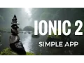 Ionic 2 - Creating a simple app
