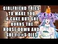 ASMR YOUR GIRLFRIEND TRIES TO MAKE YOU CAKE