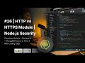 NodeJS Tutorial in Hindi HTTP vs HTTPS Module Node js Security