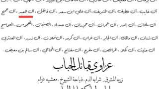 قبائل الحباب قحطان 