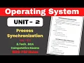 L-2 1 Process Synchronization Race Condition Cooperative Indepe Operating System Full Course