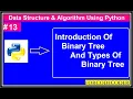 Introduction Of Binary Tree In Hindi Data Structures and Algorithm Using Python