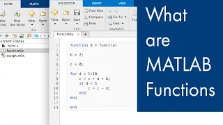 What Are Functions in MATLAB Managing Code in MATLAB