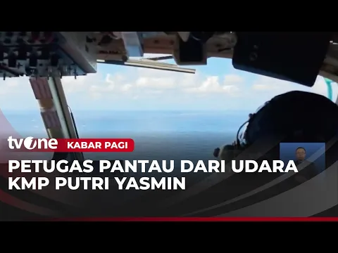 Basarnas Pantau KMP Putri Yasmin Melalui Udara
