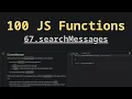 67 searchMessages Solving 100 JS Functions