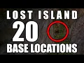 ARK Lost Island - 20 Base locations rat holes hidden areas caves alpha spots and more