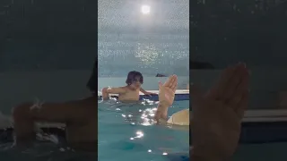 كابتن جعفر مدرب سباحه والاعب العراقي كروري فالفيردي 