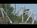 Crash knocks out power to thousands closes part of Tidewater Dr