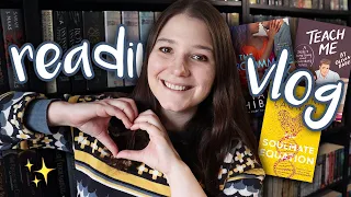 reading romance for a week smut university reading vlog CC