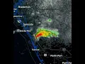RADAR IMAGE OF A Tornado Warned Storm Near Venice FL