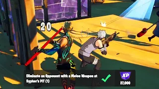 Eliminate an Opponent with a Melee Weapon at Sypher s PIT - Fortnite SypherPK Quests