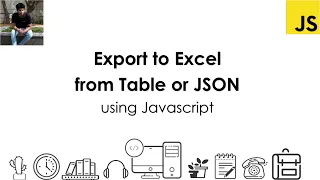 Export Excel from HTML Table or JSON using Javascript JQuery Dharanz