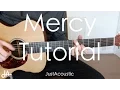 How To Play: Mercy - Shawn Mendes (Guitar Tutorial Lesson)
