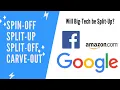 Spin-Off Split-Off Split-Up and Carve-Out What is the difference