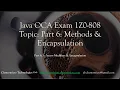 6 3 Access Modifiers Encapsulation Java OCA 1Z0-808