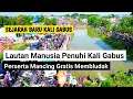 Download Lagu lautan manusia berkumpul di kali gabus tambun bekasi, sejarah baru peserta mancing gratis membludak