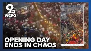 Cincinnati police 17 arrested amid Opening Day disorder and violence
