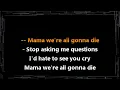 My Chemical Romance • Mama (CC Karaoke / Instrumental)