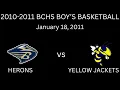 BCHS vs Jeff Davis - 1-18-2011