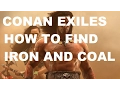 Conan Exiles how to find ironstone and coal
