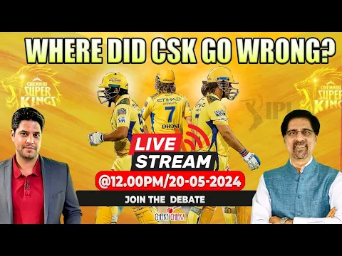 Download MP3 Where did CSK Go Wrong? |  Live with Cheeka \u0026 Ani | Join the Debate | IPL 2024