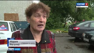 Жильцы одной из омских девятиэтажек уже 5 лет борются с потоками воды